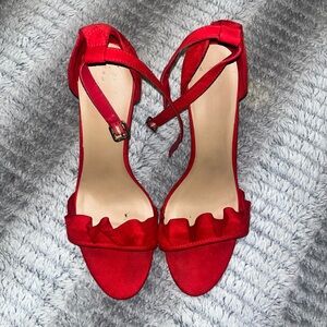 Woman’s Red Heels